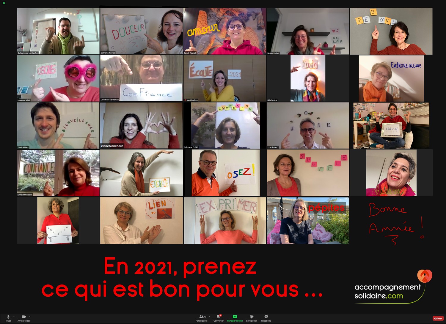 Voeux 2021 du Collectif Accompagnement Solidaire