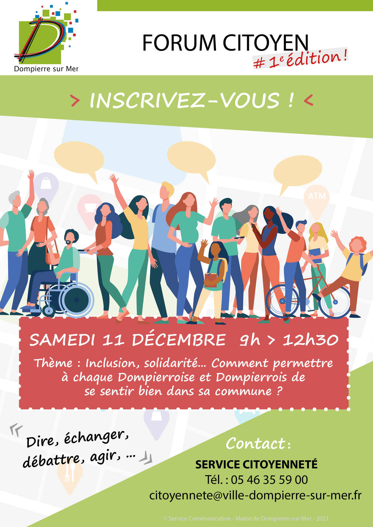 Forum Citoyen "Inclusion, solidarité"
