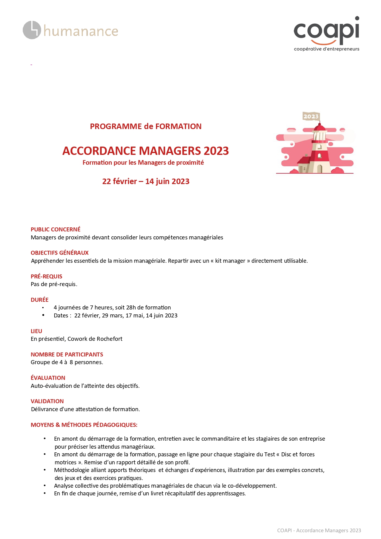 Accordance Managers 2023