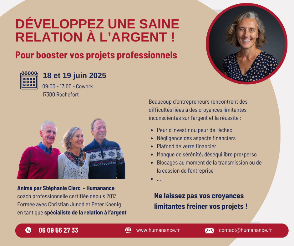 Développez une saine relation à l'argent !