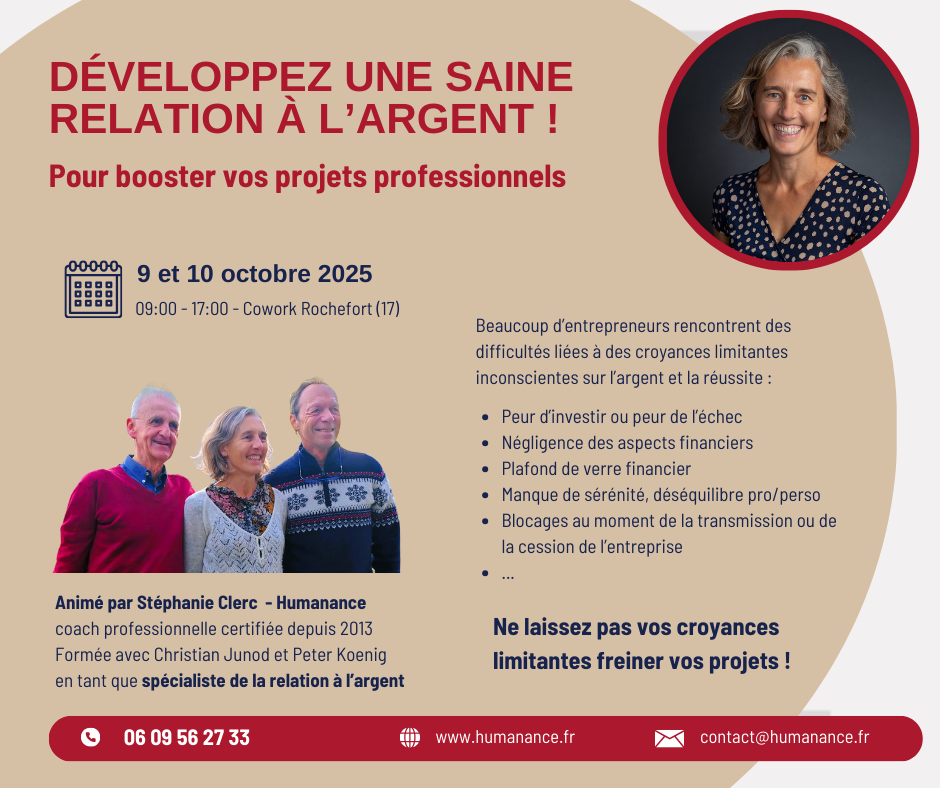 Développez une saine relation à l'argent !