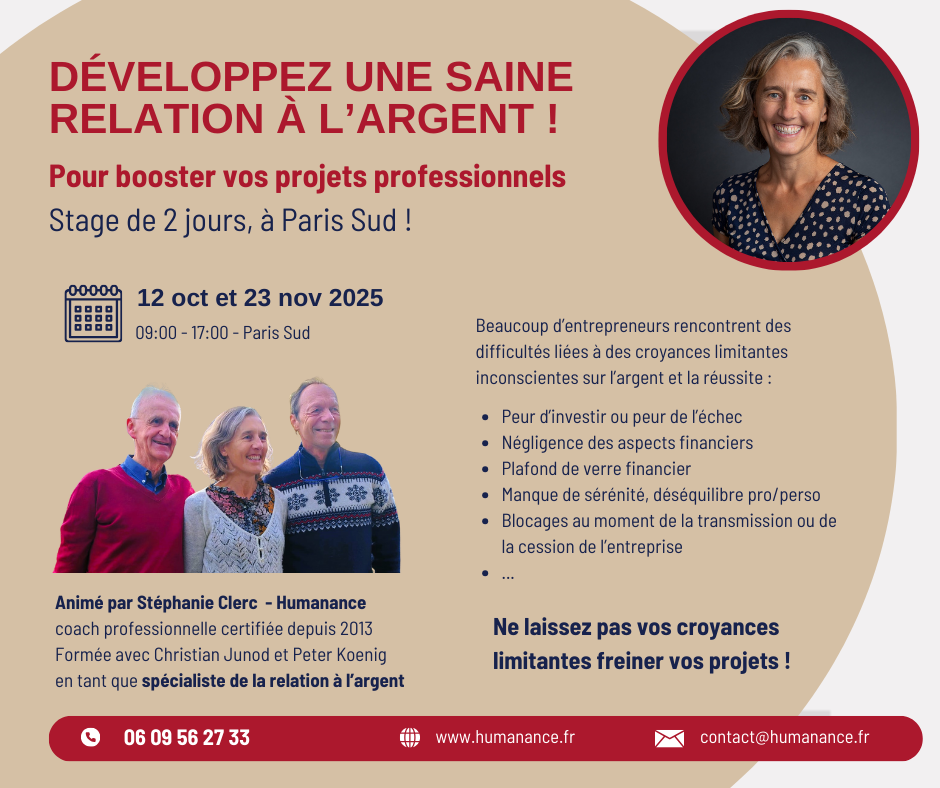 Développez une saine relation à l'argent !